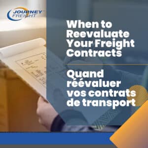 When to reevaluate your freight contracts