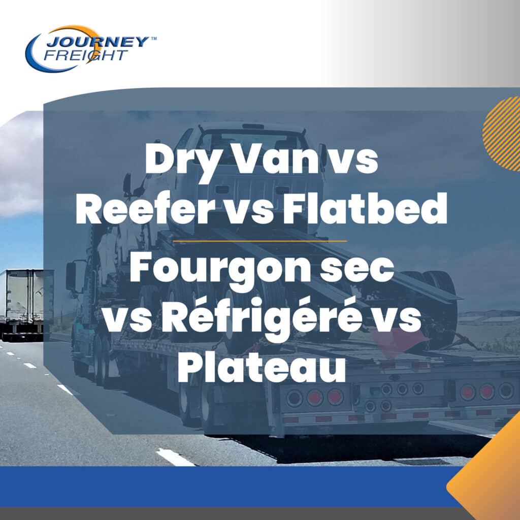 dry van vs reefer vs flatbed