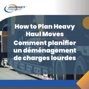 how to plan heavy haul moves