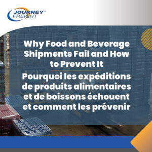 why food and beverage shipments fail